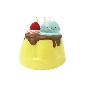 Sumikkogurashi Pudding Squishy Mascot With Ball Chain 4