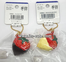 Yummy Strawberry Dipped Squishy with Ball Chain.