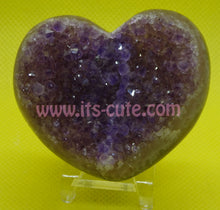 Heart Shape Amethyst Druzy Crystal