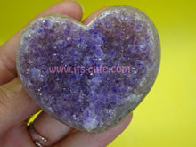 Heart Shape Amethyst Druzy Crystal