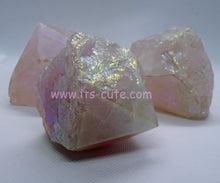 Angel Aura Rose Quartz Rough Point Crystal