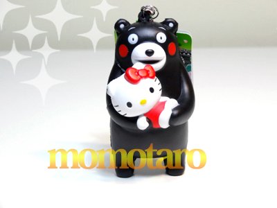 Kumamon Bear holding Hello Kitty Squishy! GRADE B Main